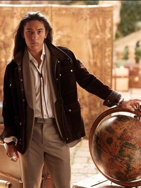 Banana Republic Heritage Suede Field Jacket